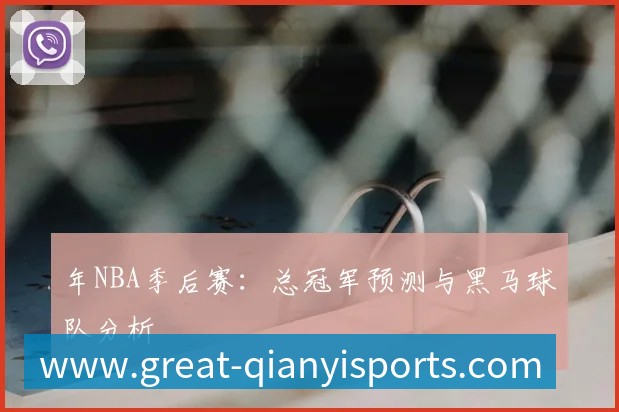 年NBA季后赛：总冠军预测与黑马球队分析